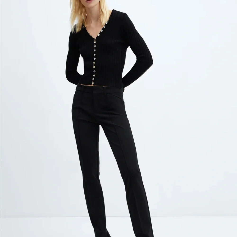 NWT Mango Ribbed Cardigan with Button Detail - Picture 3 of 16